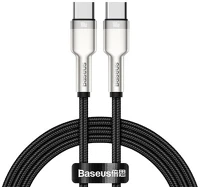 Baseus CATJK-C01 Mobiltelefon kábel fekete 1 m usb c kép