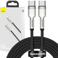 Baseus CATJK-D01 Cafule usb-c-usb-c kábel, 100 w, 2 m (fekete) kép