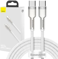 Baseus CATJK-D02 Cafule usb-c-usb-c kábel, 100 w, 2 m (fehér) kép