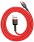 Baseus CATKLF-B09 Type-c cafule cable 3a 1m red + red kép