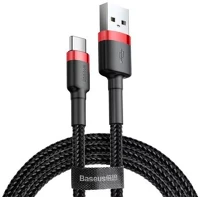 Baseus CATKLF-U91 Cafule usb-c cable 2a 3m black/red kép