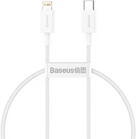 Baseus CATLYS-02 Superior series usb-c-lightning kábel, 20 w, pd, 0,25 m (fehér) kép