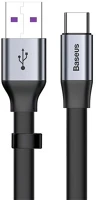 Baseus CATMBJ-BG1 Type-c simple hw quick charge charging data cable 40w 5a 23cm gray () kép