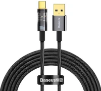 Baseus CATS000301 Explorer usb-usb-c kábel 100w 2m fekete () kép