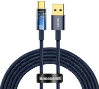 Baseus CATS000303 Baseus Explorer USB-USB-C kábel 100W 2m kék (CATS000303) kép