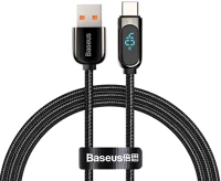 Baseus CATSK-01 Usb töltő- és adatkábel, usb type-c, 100 cm, 5000 ma, led kijelzővel kép