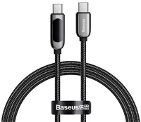 Baseus 100W Usb kábel 1 m usb 2.0 usb c fekete kép