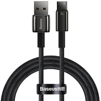 Baseus CAWJ000001 Tungsten gold usb - usb-c kábel, 100w, 1m (fekete) kép