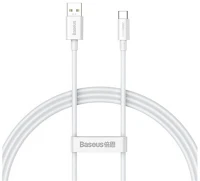 Baseus CAYS000902 Superior adatkábel és töltő (usb - type-c, 65w, pd gyorstöltés támogatás, 100cm, törésgátló) fehér kép