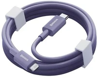 Baseus CAYS001505 Superior adatkábel (type-c - lightning 8pin, 20w, pd gyorstöltés támogatás, 100cm) lila kép