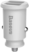 Baseus CCALL-ML02 Grain autós dual usb töltő 3.1a fehér kép
