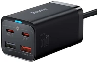 Baseus CCGP040101 Gan3 pro 65w 2xusb/2xtype-c fekete gyorstöltő kép