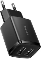Baseus CCXJ010201 10,5w 2xusb fekete gyorstöltő kép