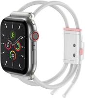 Baseus LBAPWA4-A24 Apple watch 3-6, se (38 / 40 mm), textíl pótszíj, állítható kép