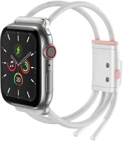 Baseus LBAPWA4-B24 Apple watch 3-6, se (42 / 44 mm), textíl pótszíj, állítható kép