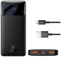 Baseus OE 10000MAH Bipow pro oe 10000mah powerbank fekete + 0,25m microusb kábel kép