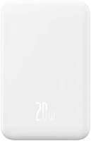 Baseus P10022107223-00 Magnetic mini powerbank  5000mah 20w (white) kép