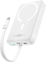 Baseus P1002210B213-Z1 Mini 10000mah 30w mágneses powerbank fehér  bayern edition kép