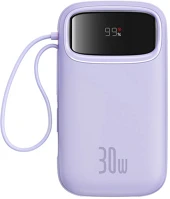 Baseus P10055009513-00 Qpow 2 20000mah 30w 2xusb-c powerbank (purple) kép