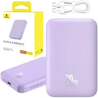 Baseus P10059002513-00 6000 mah 20w powerbank lila kép