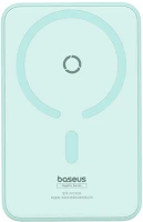 Baseus P10064101333-00 Powerbank  magpro magnetic 5000mah 20w, magsafe (mint) kép