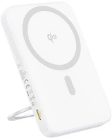 Baseus P10076800213-01 Picogo qi2 vésztöltő type-c aljzat 5000mah, kitámasztó, fehér kép