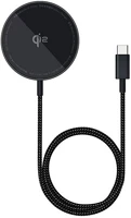 Baseus P10278200111-00 Simple mini4 asztali töltő 15w, qi2, fekete kép