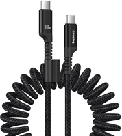 Baseus P10320203111-00 Usb-c - usb-c fish-eye 100w, 1m (czarny) kép