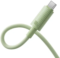 Baseus P10360202631-01 Fast charging cable  usb-c to usb-c habitat series 2m 100w (green) kép