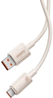 Baseus P10360203421-00 Fast charging cable  usb to usb-c habitat series 1m 100w (pink) kép