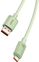 Baseus P10360203631-00 Fast charging cable  usb to usb-c habitat series 1m 100w (green) kép