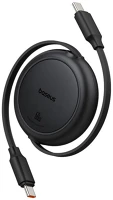 Baseus P10364500111-01 Free2pull mini usb-c to usb-c usb cable, 60w, 1, (black) kép