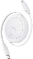 Baseus P10364500211-01 Free2pull mini usb-c to usb-c usb cable, 60w, 1, (white) kép