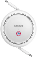 Baseus P10364500213-Z2 Usb-c-usb-c 100w töltőkábel fehér  bayern edition kép