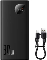 Baseus PPAD040101 Adaman 2 10000mah fekete powerbank kép