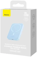 Baseus PPCX130003 Powerbank  magnetic mini 6000mah 20w (blue) kép