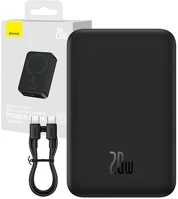 Baseus PPCX150001 MAGNETIC MINI vésztöltő Type-C aljzat 20000mAh, MagSafe + Type-C kábel kép