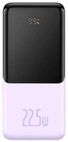 Baseus PPJL010005 Baseus Elf Powerbank 10000mAh 22.5W + Cable USB-C Lightning lila (PPJL010005) kép