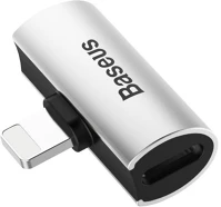 Baseus PT6953156287174 Baseus l46 adapter - 2in1 audio + töltő (lightning) adapter iphone kép
