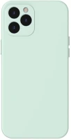 Baseus RS107733 Apple iphone 12 pro max, szilikon tok,  liquid, világoszöld kép