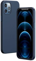 Baseus RS107740 Apple iphone 12 pro max, szilikon tok, bőrhatású bevonat, magsafe kép