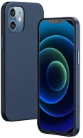 Baseus RS107742 Apple iphone 12 mini, szilikon tok, bőrhatású bevonat, magsafe töltővel kép
