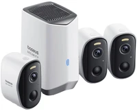 Baseus S0TW012131 N1  2k kültéri kamera 3 darabos készlet (fehér) kép