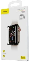 Baseus SGAPWA4-G01 Iwatch 0.2 mm, full-screen curved t-glass soft screen protector 40mm, black () kép