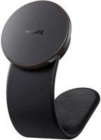 Baseus SUCC000201 Magnetic car phone holder  with wireless charger (black) kép