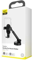 Baseus SUYL-JY01 Car mount simplism gravity phone holder with suction base black () kép