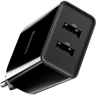 Baseus TC-012 / CCFS-R01 Hálózati töltő adapter, 10.5w, 2 x usb aljzat, gyorstöltés kép