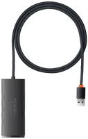 Baseus WKQX030101 Lite series 4 az 1-ben usb - 4x usb 3.0 hub 1m fekete () kép