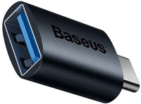 Baseus ZJJQ000003 Ingenuity usb-c usb-a otg adapter blue kép