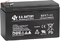 B.b. battery BPX7-12_T1 12V 7AH Bpx7-12_t1 12v 7ah zselés akkumulátor t1 kép